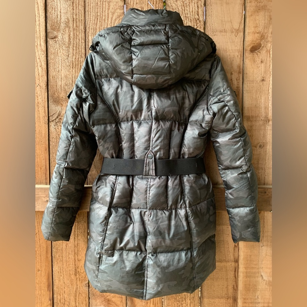 Sanctuary Women’s Belted Camp Buffer Jacket Size … - image 3